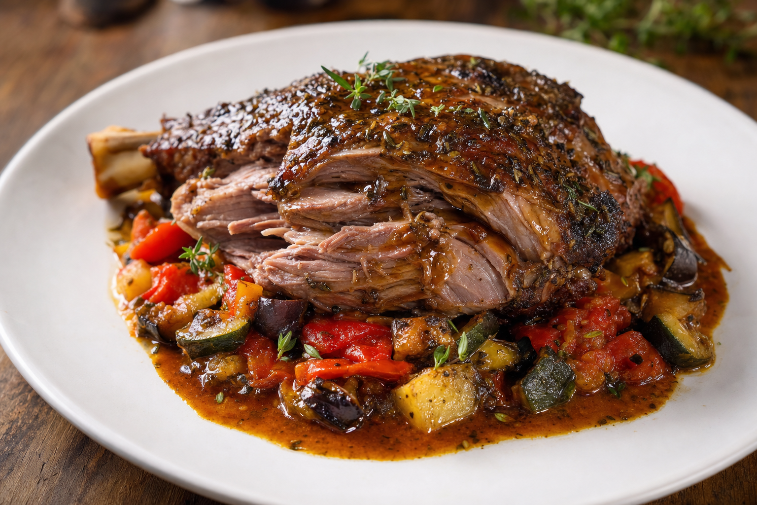 Roasted Lamb Shoulder